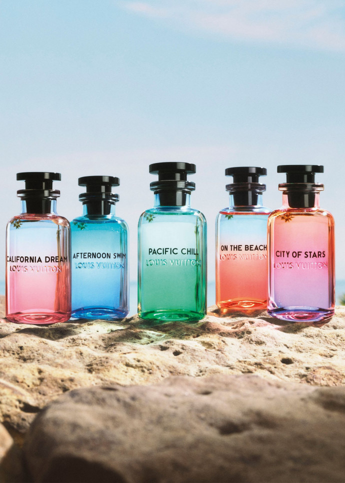 Pacific Chill, de Louis Vuitton, est une eau de Cologne vivifiante, sublimant cassis et cédrat.