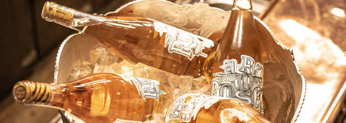 étiquettes de rosé vin jean-françois piège
