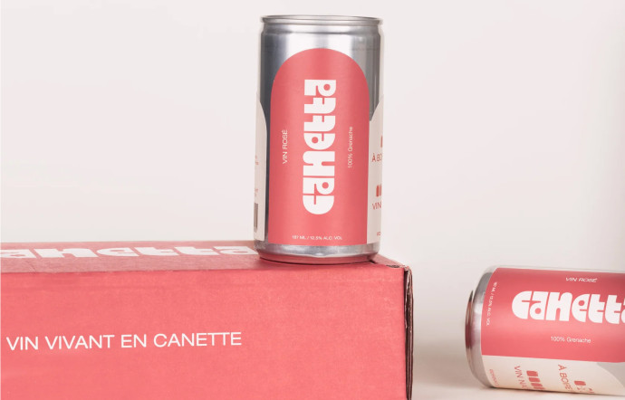 Le vin rosé de Canetta.