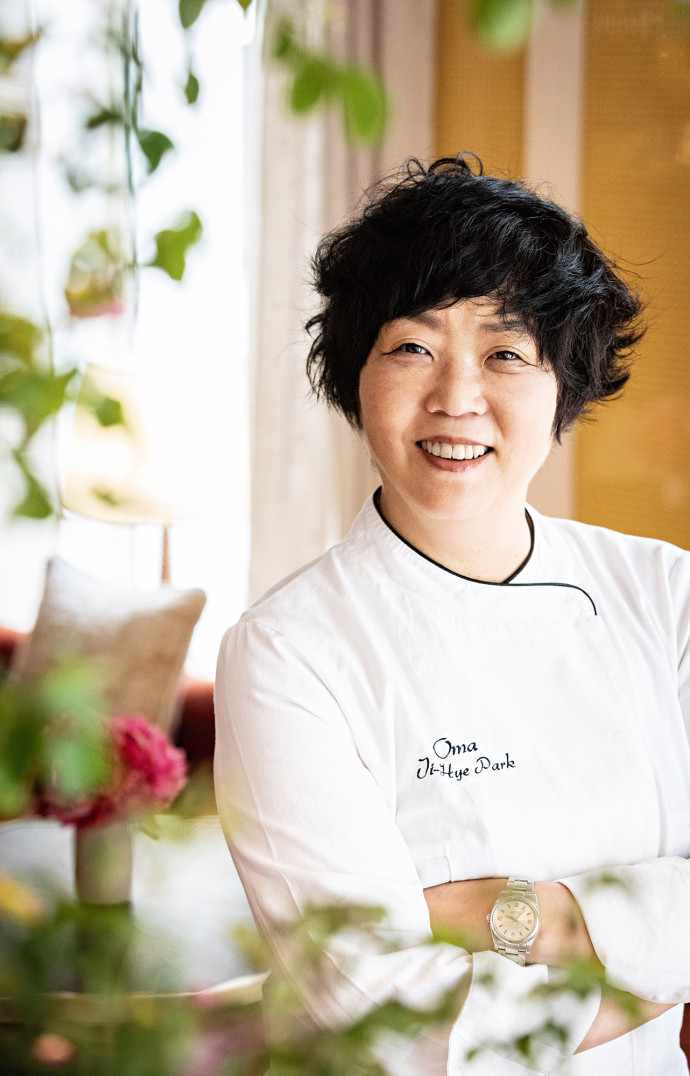 La cheffe Ji-Hye Park.