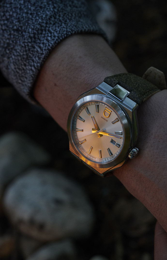 L’une des premières montres ID Genève.