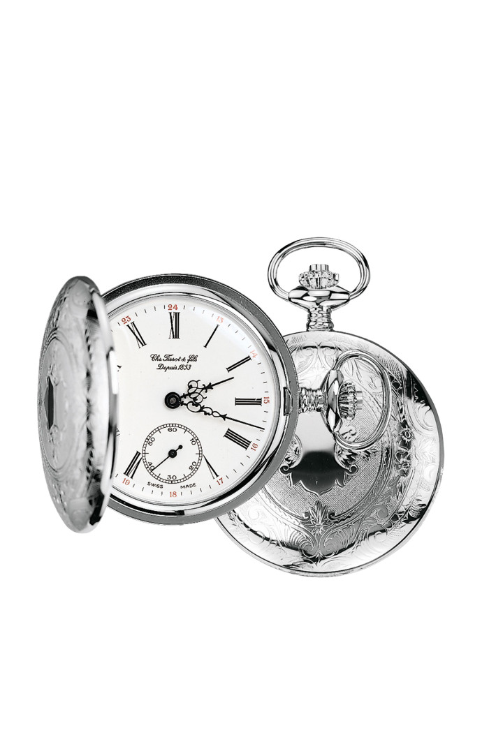 Une montre à gousset Tissot.