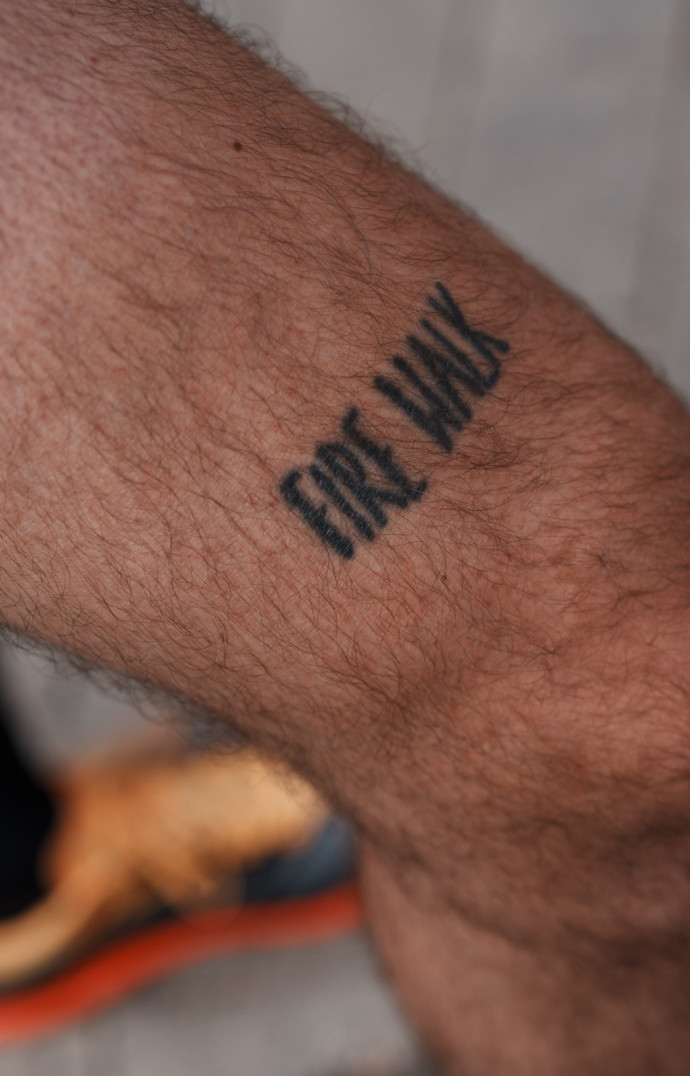 La passion du trail s’encre à même la peau.