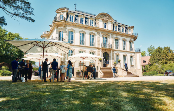 Le château Saint-Jean, à Moslheim, en Alsace.