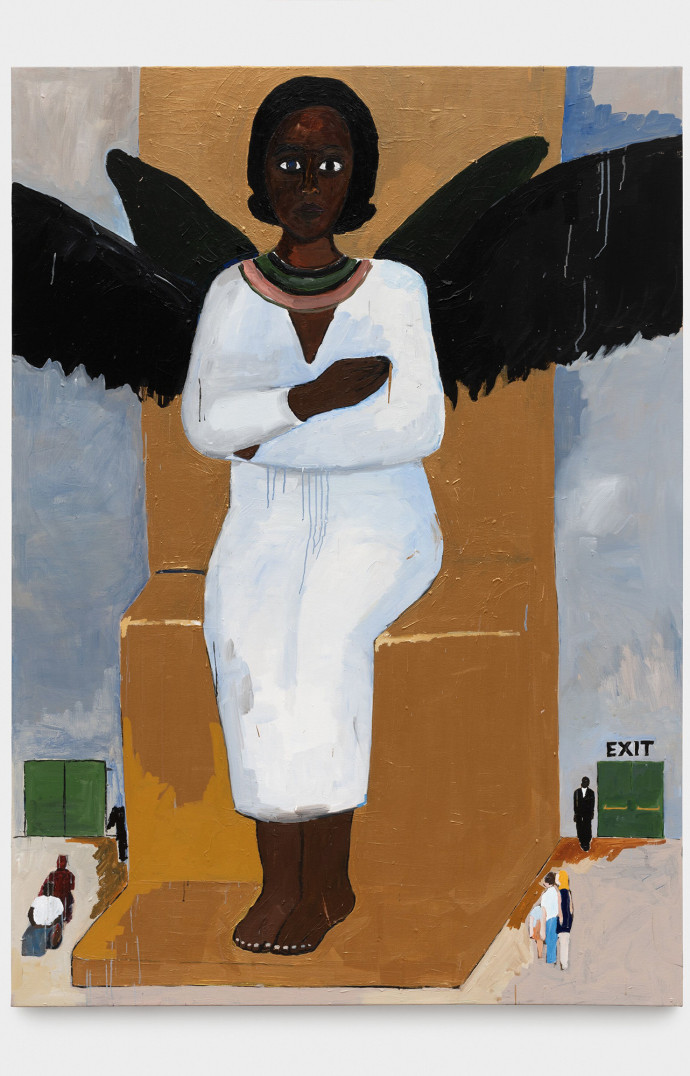 Henry TaylorMichelle2023Acrylic on canvas212.7 x 152.4 x 5.1 cm / 83 3/4 x 60 x 2 in
