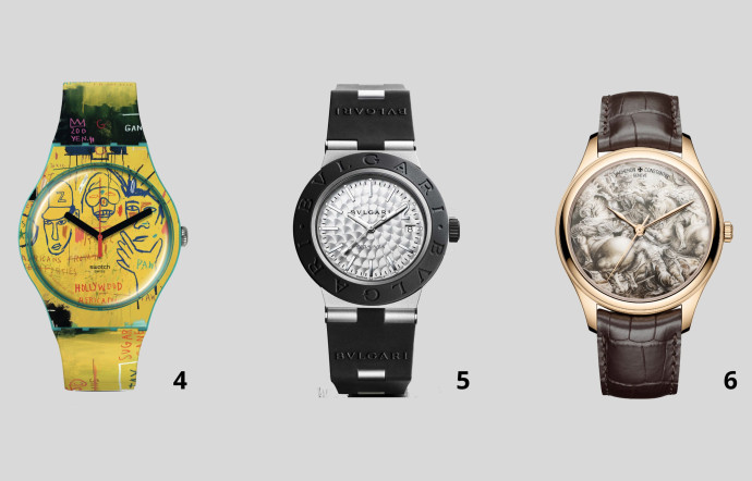 Nombreux sont les maîtres à avoir représenté dans l’art le temps qui passe; ici, l’art marque le temps sur des montres d’exception, 2023 -TGL