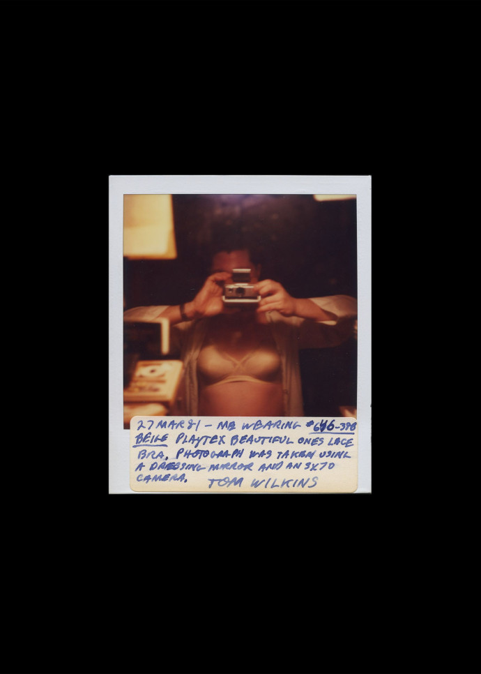 Sans titre (autoportrait), Tom Wilkins, 1981.