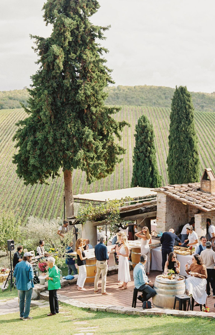 Un jour de dégustation à Querceto di Castellina.