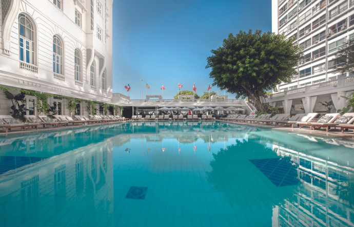 La piscine, centre névralgique du Copa.