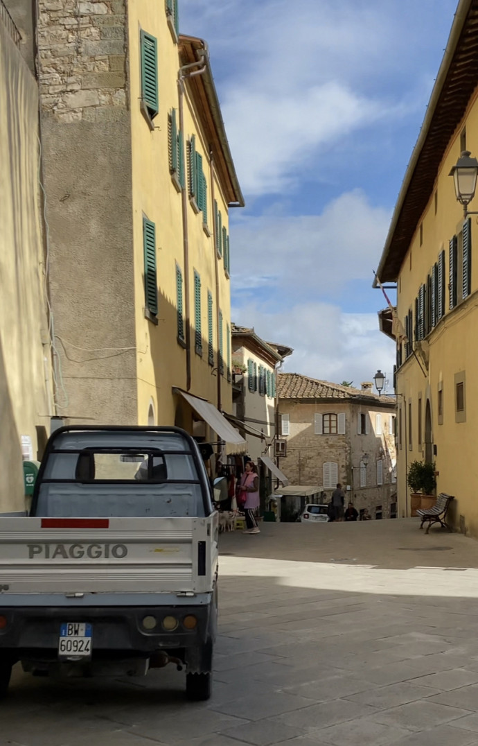 Une halte dans un charmant village.
