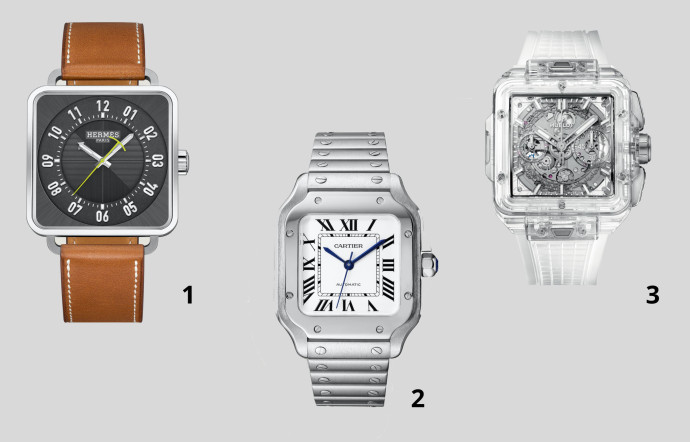 Carré, ronde ou bien rectangle... La montre est le plus beau cadeau à offrir pour Noël. Découverte en images, 2023 - TGL