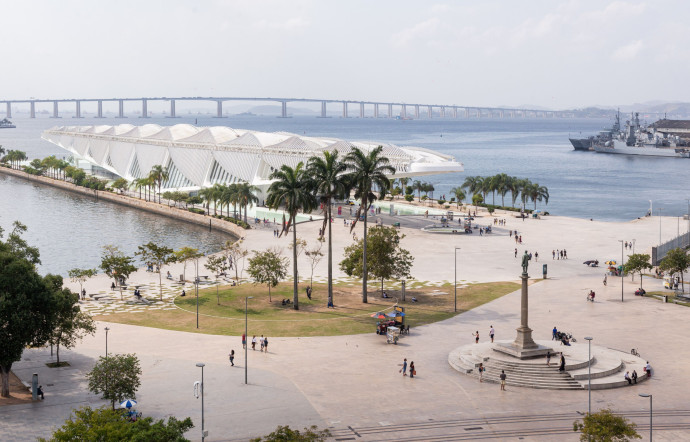 Le Museu do Amanhã, conçu en 2015 par l’architecte espagnol Santiago Calatrava.