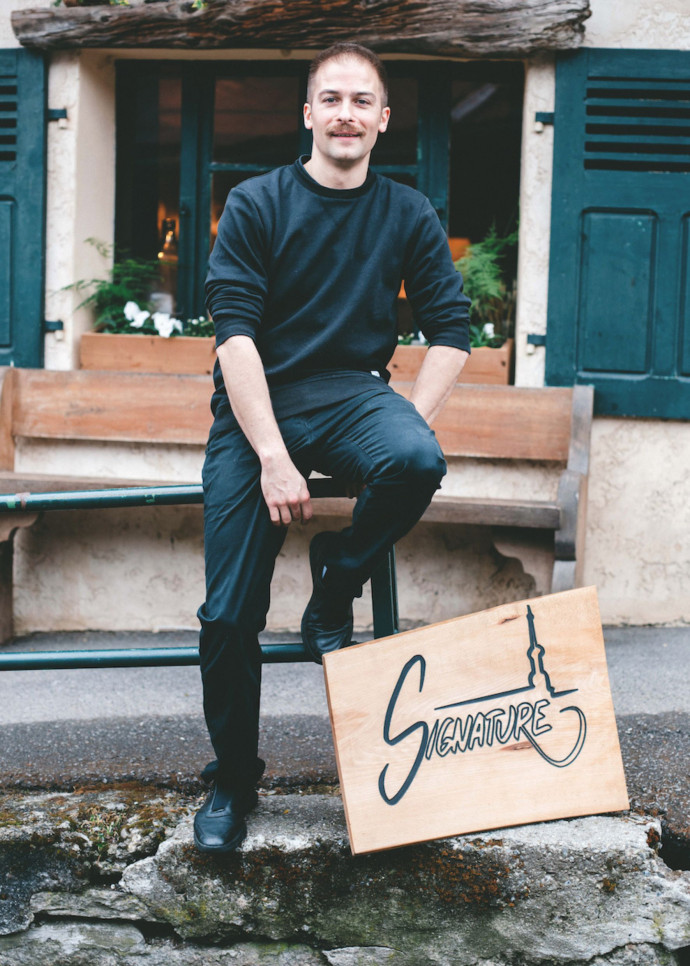 Le restaurant d’altitude Signature en France.