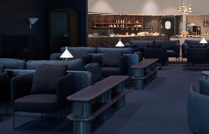 Le lounge Platinium de Finnair.