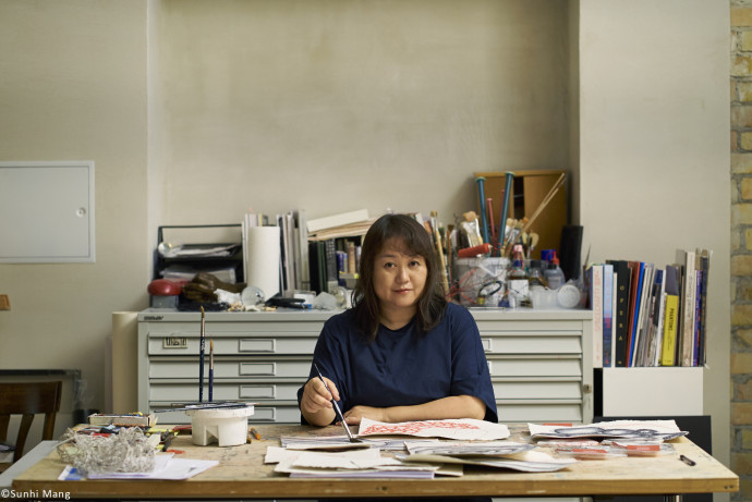 étiquette mouton rothschild chiharu shiota