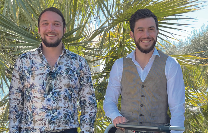 Jonathan Malgogne et Dylan Letierce;
