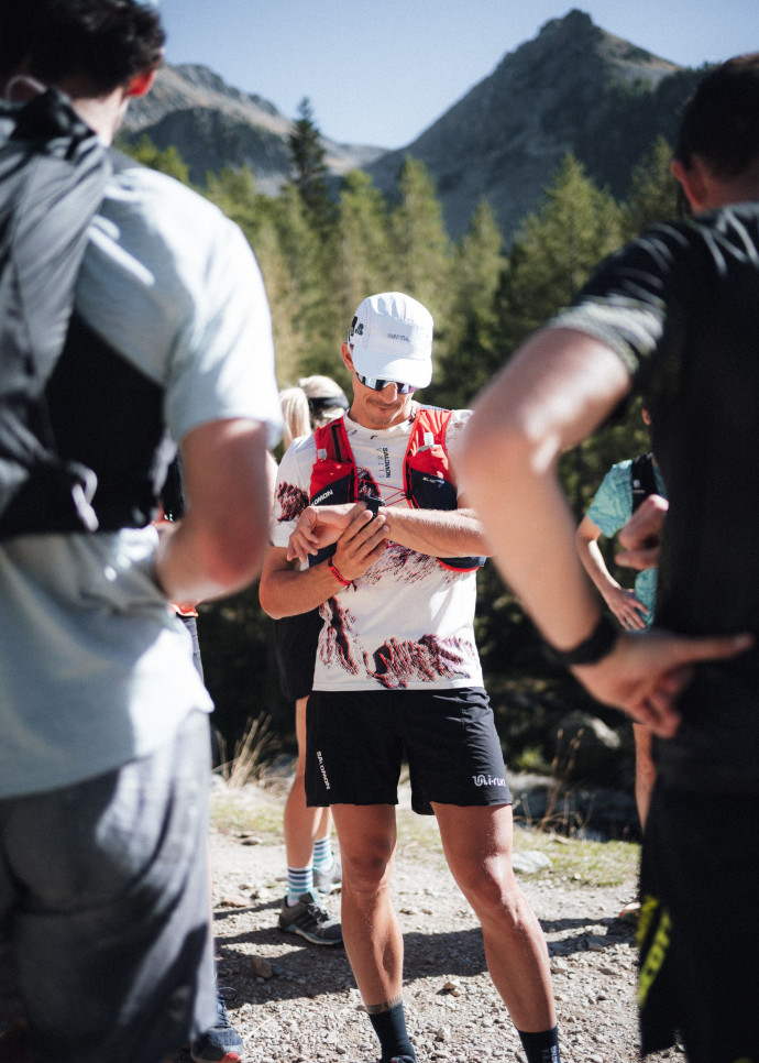 Le champion de trail, Mathieu Blanchard.