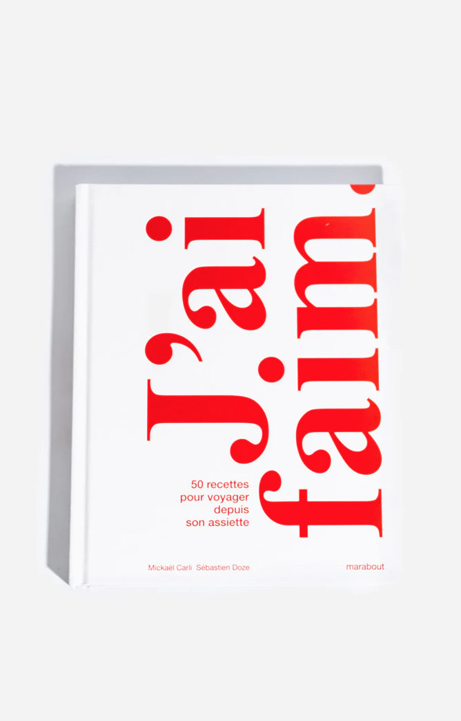 Livre de recettes « j’ai faim ! » 144 pages, couleur 19,90€ aux éditions Marabout