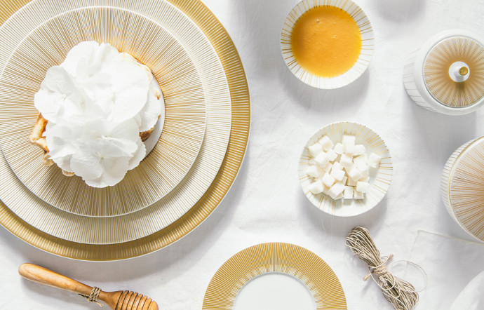 Une collection solaire par Bernardaud.
