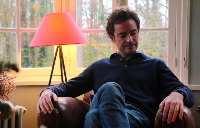 Paul Szczerba de Balibaris dans sa maison dans les Yvelines.