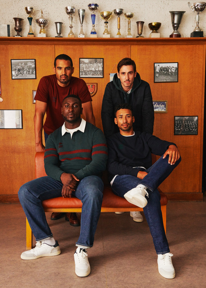 La collaboration avec Umbro nait de la passion pour le rugby de Paul Szczerba.