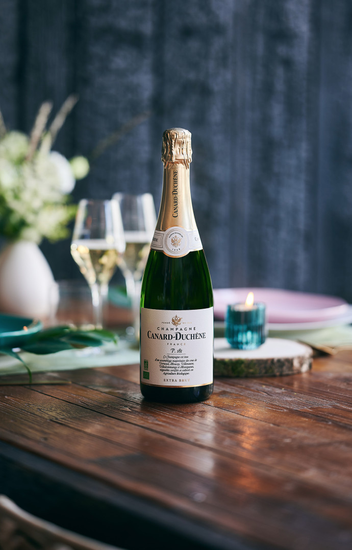 Cuvée bio P181 Canard-Duchêne, 37,90 €, www.canard-duchene.fr