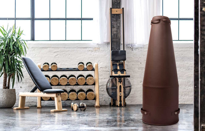 Sac de frappe Ya’Fi, 1 499 €, waterrower.fr
