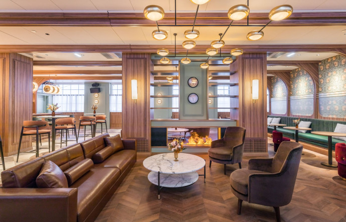 L’une des cafétérias de l’hôtel.