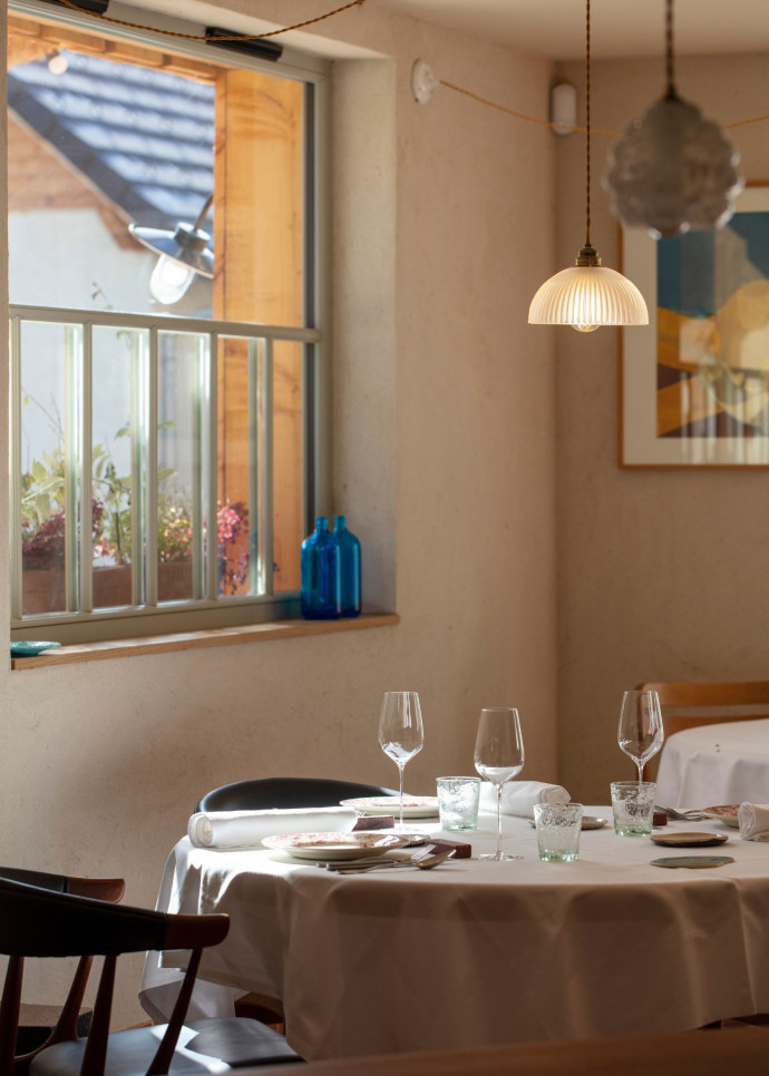 Un table du restaurant Palégrié-Chez l’Henri.