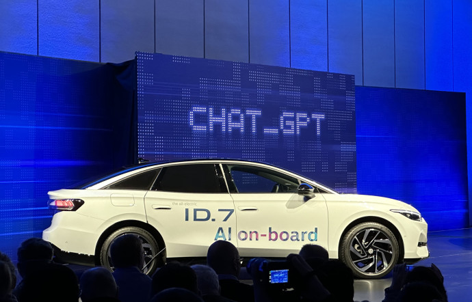 Une VW équipée de ChatGPT.