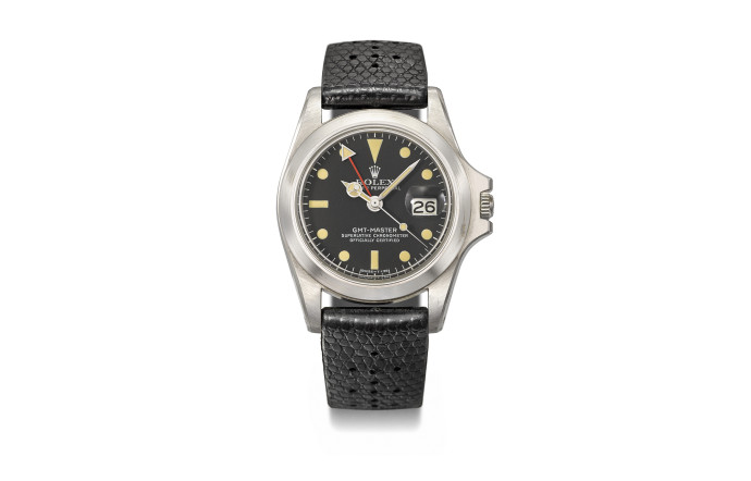 4- Rolex GMT-Master 1675 gravée « M Brando » pour Marlon Brando (1972). CHF 4,582,500 (4,85 millions d’euros).