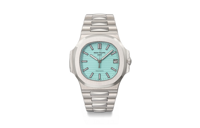 8- Patek Philippe Nautilus 5711/1A-018, édition anniversaire Tiffany&Co (2022). CHF 2,223,000 (2,35 millions d’euros).