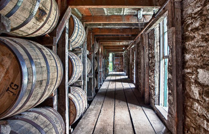 Dans les coulisses de la distillerie Buffalo Trace.
