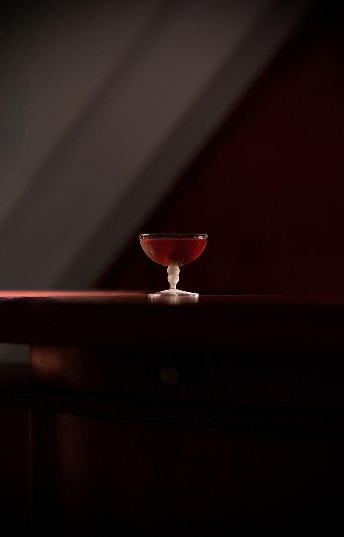 Le Manhattan revisité avec une touche de Pernod.