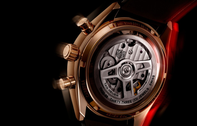 Le chronographe Carrera Chronosprint x Porsche est lancé cette année en l’honneur des 60 ans de deux vedettes maison, 2024 – TGL