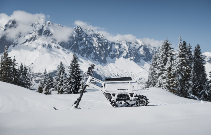 Le MoonBike est un petit engin fun et stylé, développés dans les Alpes, pour les Alpes… et qui rayonnent bien au-delà, 2024 - TGL