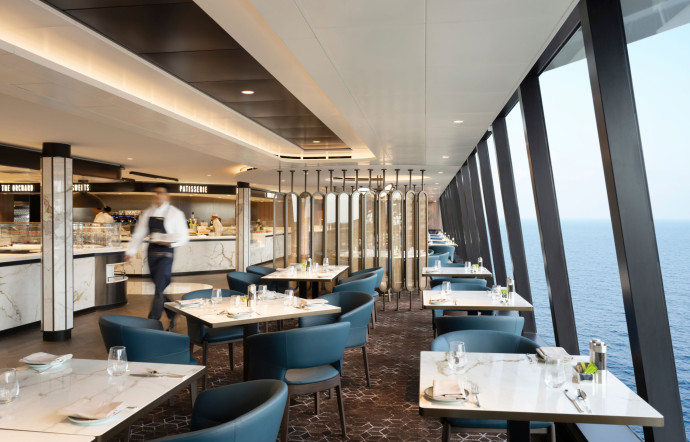 Vue du restaurant gastronomique de l’Explora I.