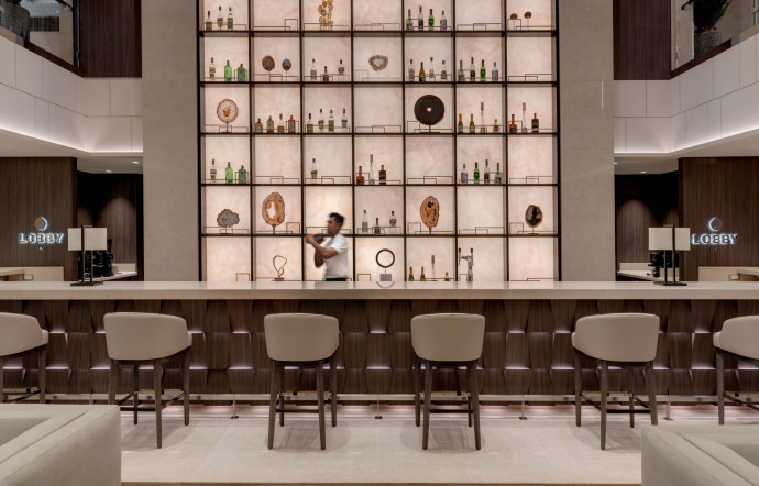 Le Lobby-lounge de l’Explora I.