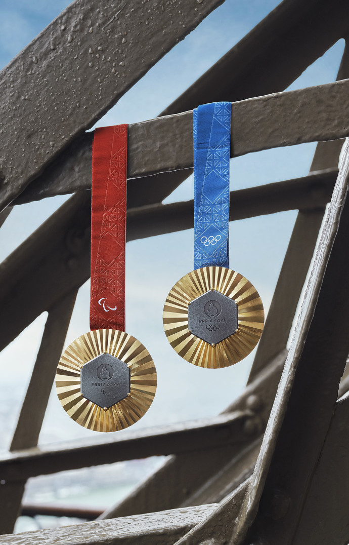 Les médailles olympiques et paralympiques.