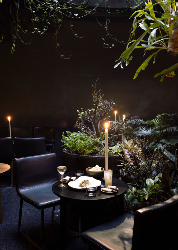 A l’intérieur du restaurant Amaya.