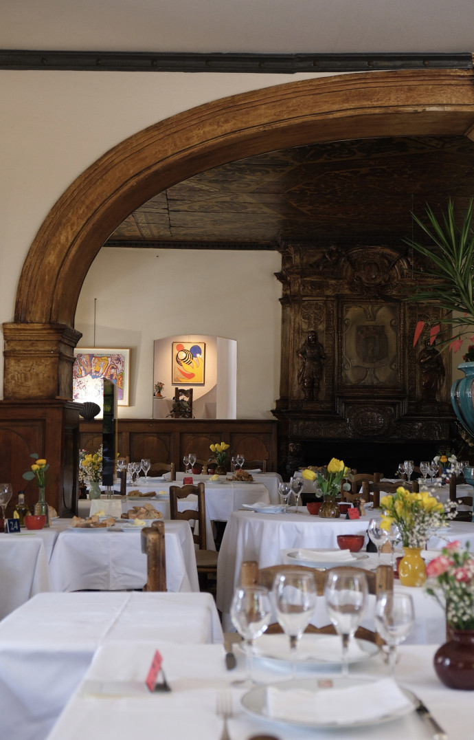 Un diner comme au musée.
