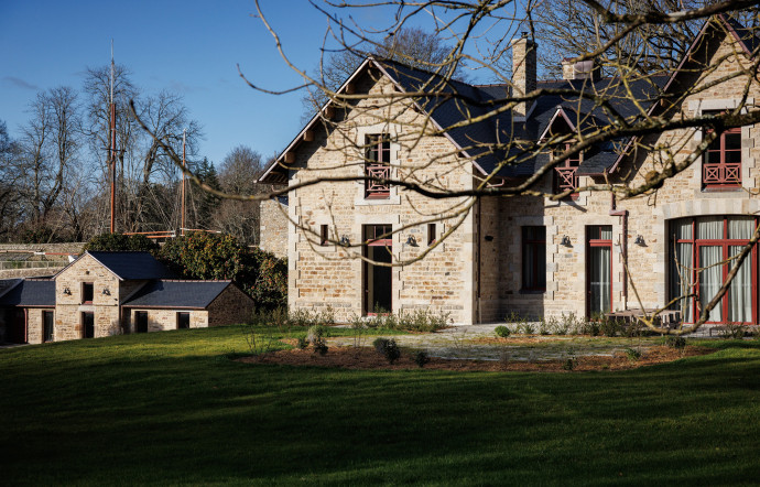 L’élégante demeure du Domaine de Locguénolé.
