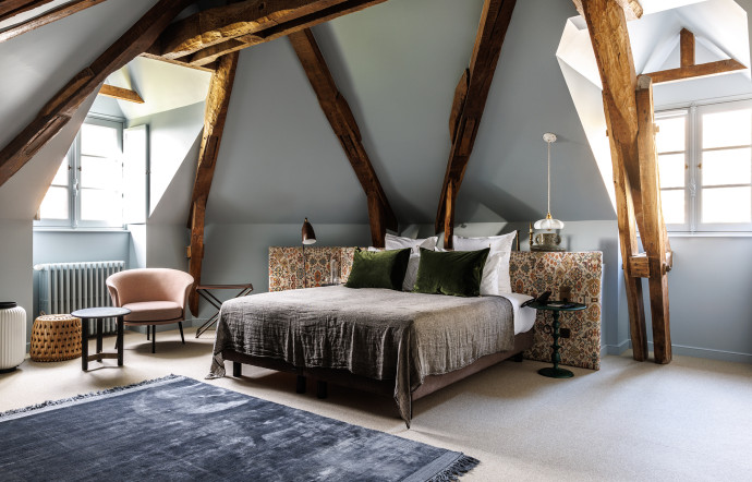 Les chambres sont spacieuses et douillettes.