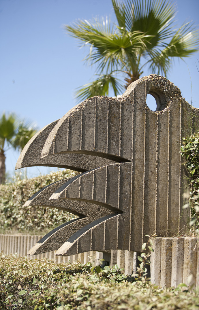 Une sculpture d’Albert Marchais, avenue Robert Fages.