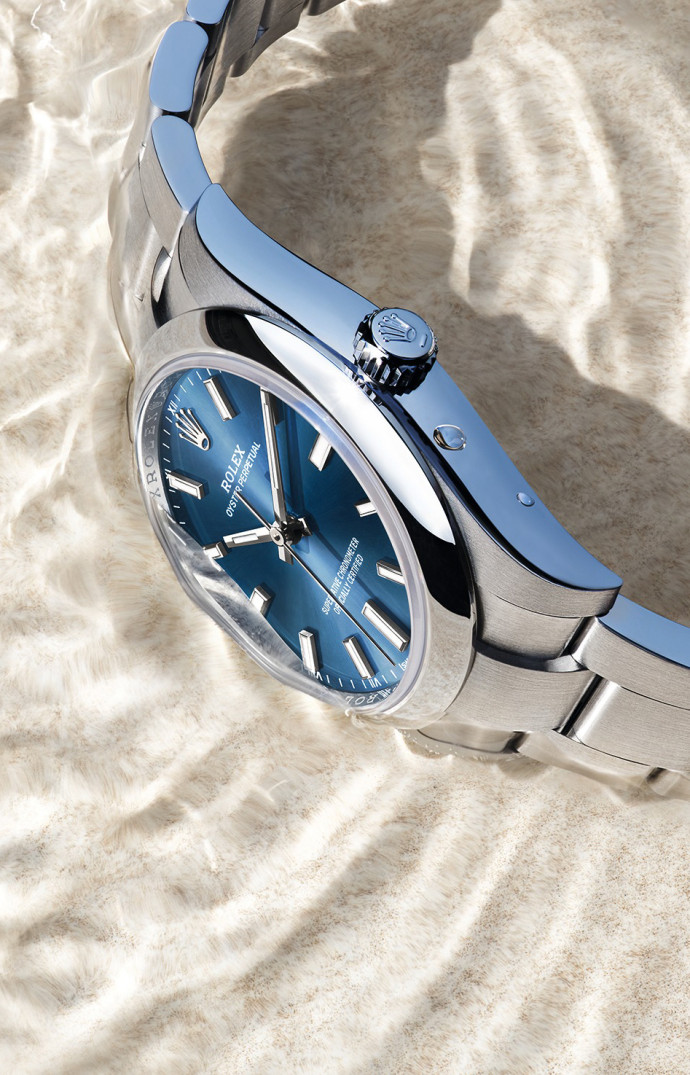 La Rolex Oyster Perpetual 34mm.