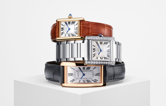 montres petits cadrans cartier tank