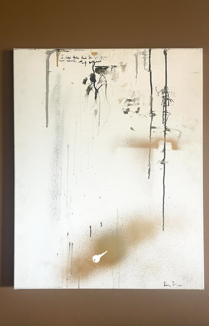 L’un des tableaux signé Peter Doherty.