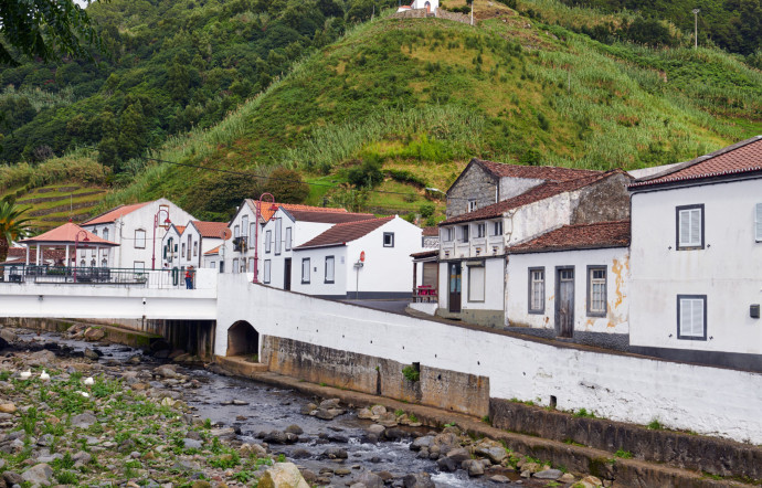 Le village agricole de Faial da Terra.
