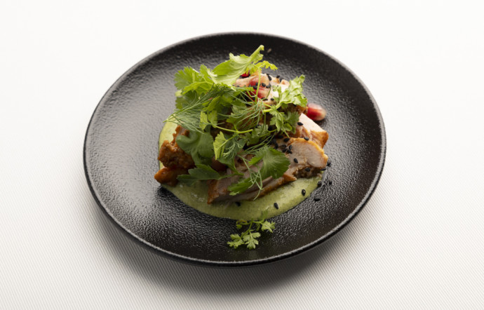 Cette assiette sera proposée par le chef Benallal aux athlètes des Jeux.