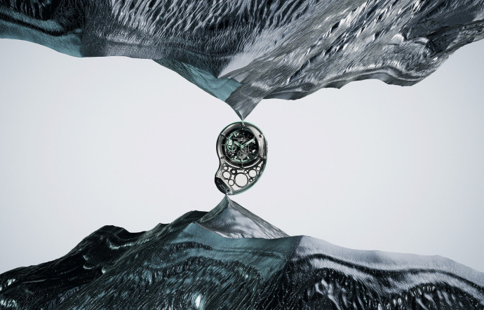 daniel arsham hublot montre de poche droplet